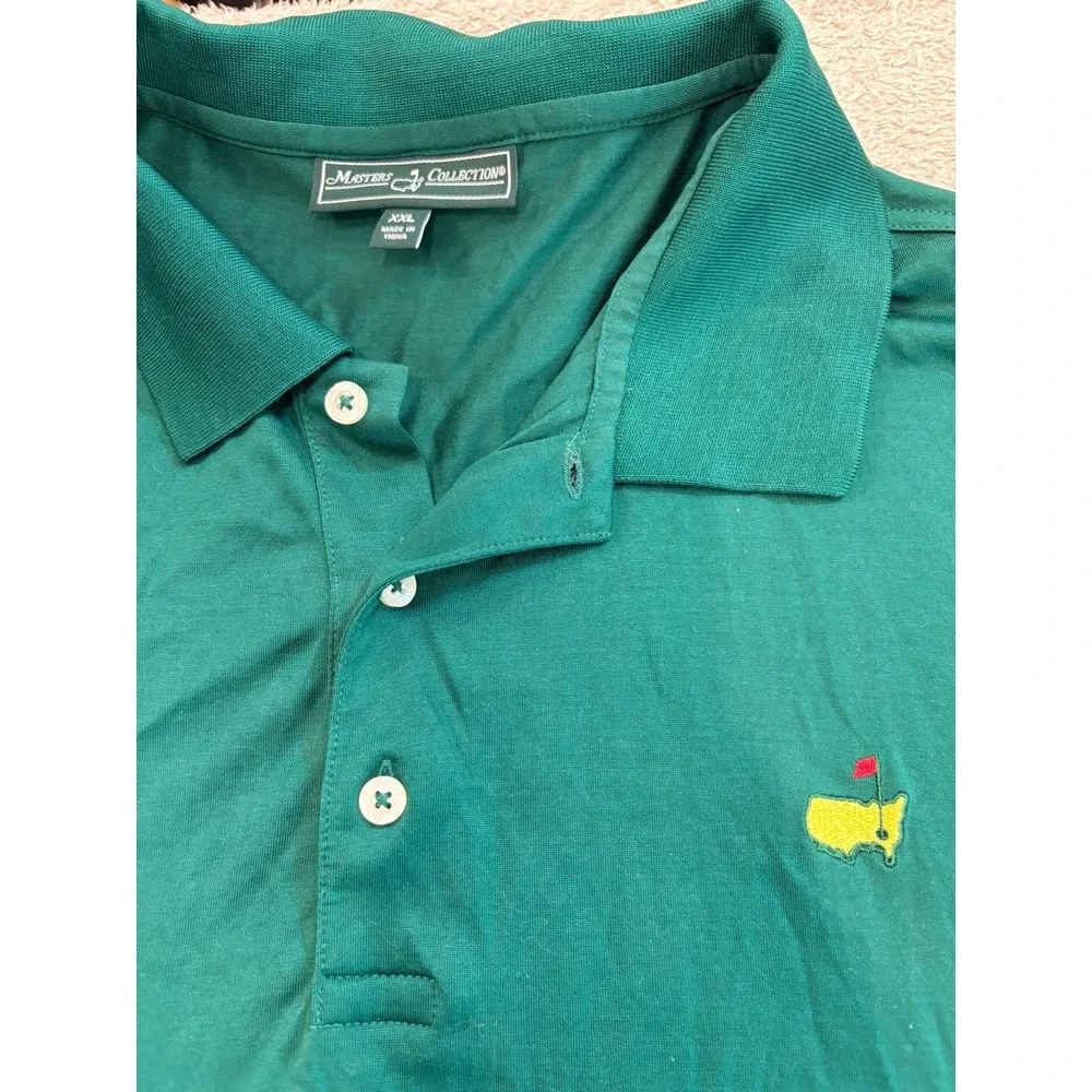 2 Lot Masters Tournament Augusta National Polo‎ Shirt XXL Clubhouse Collection